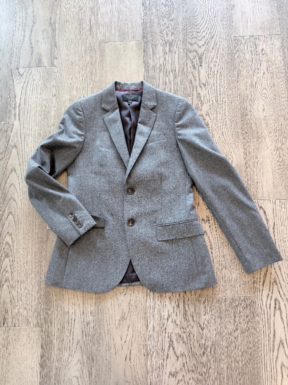 J.Crew Ludlow Gray Wool Blazer - Size 4